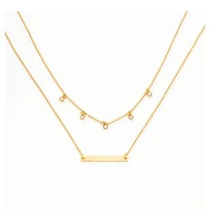Fosterie Layered Gem Necklace